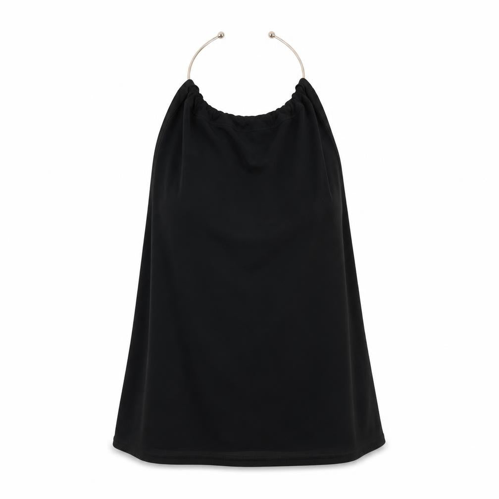 Womens UK Size 8 Boohoo Black Camisole Blouse