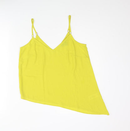 Womens UK Size 12 New Look Yellow Camisole Blouse