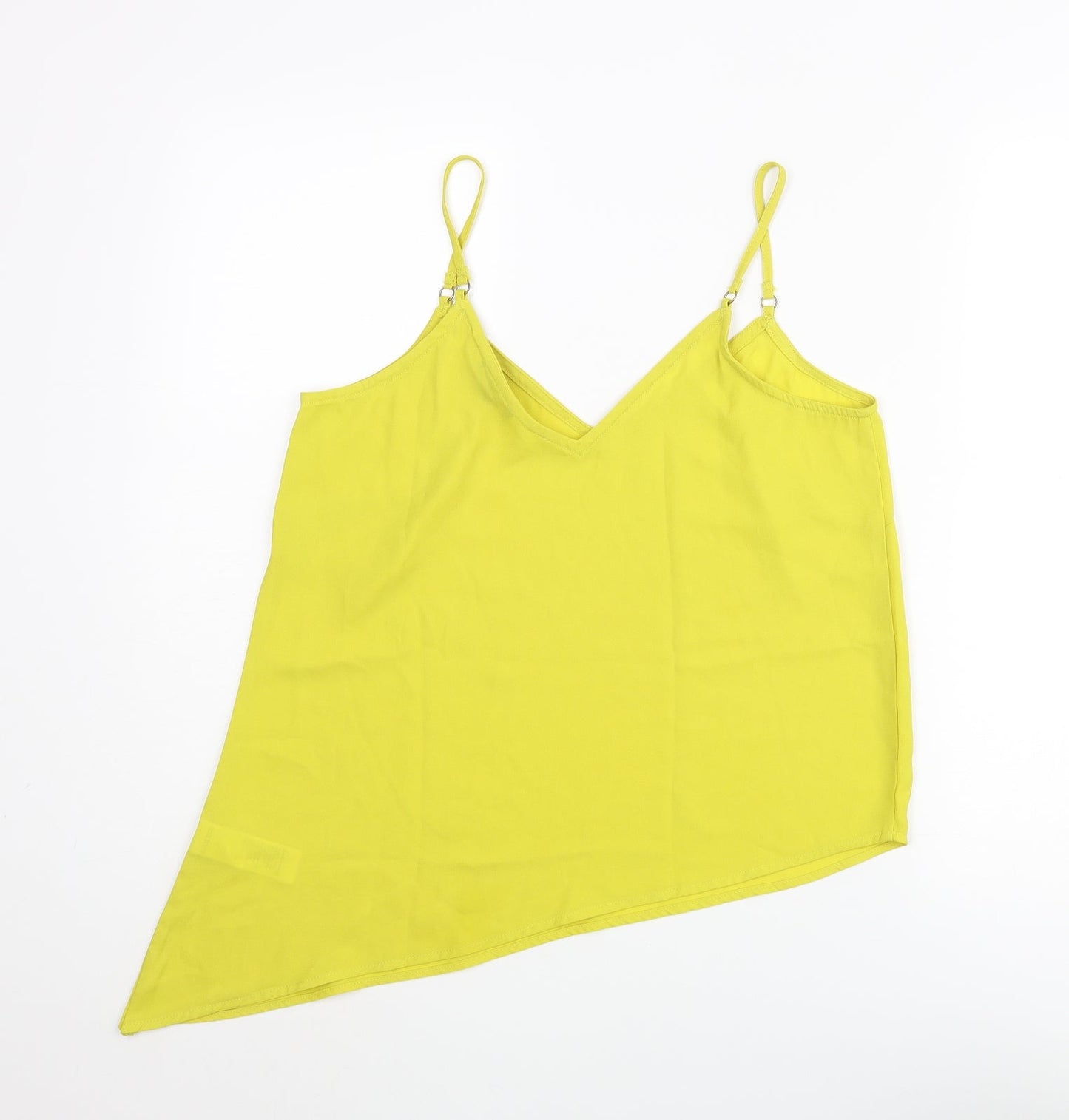Womens UK Size 12 New Look Yellow Camisole Blouse