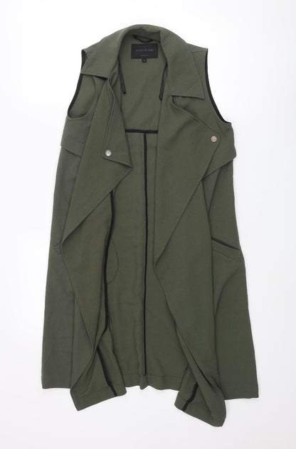 Womens UK Size 8 River Island Green Gilet