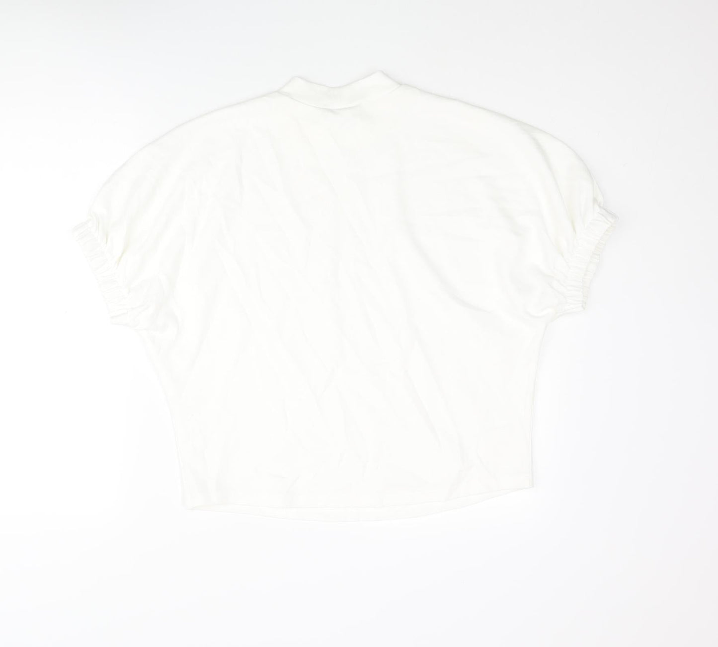 Womens UK Size S Zara White Basic Blouse