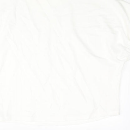 Womens UK Size S Zara White Basic Blouse