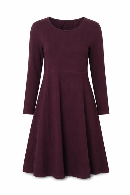 Topshop Womens Purple Cotton A-Line Size 12 Round Neck Pullover