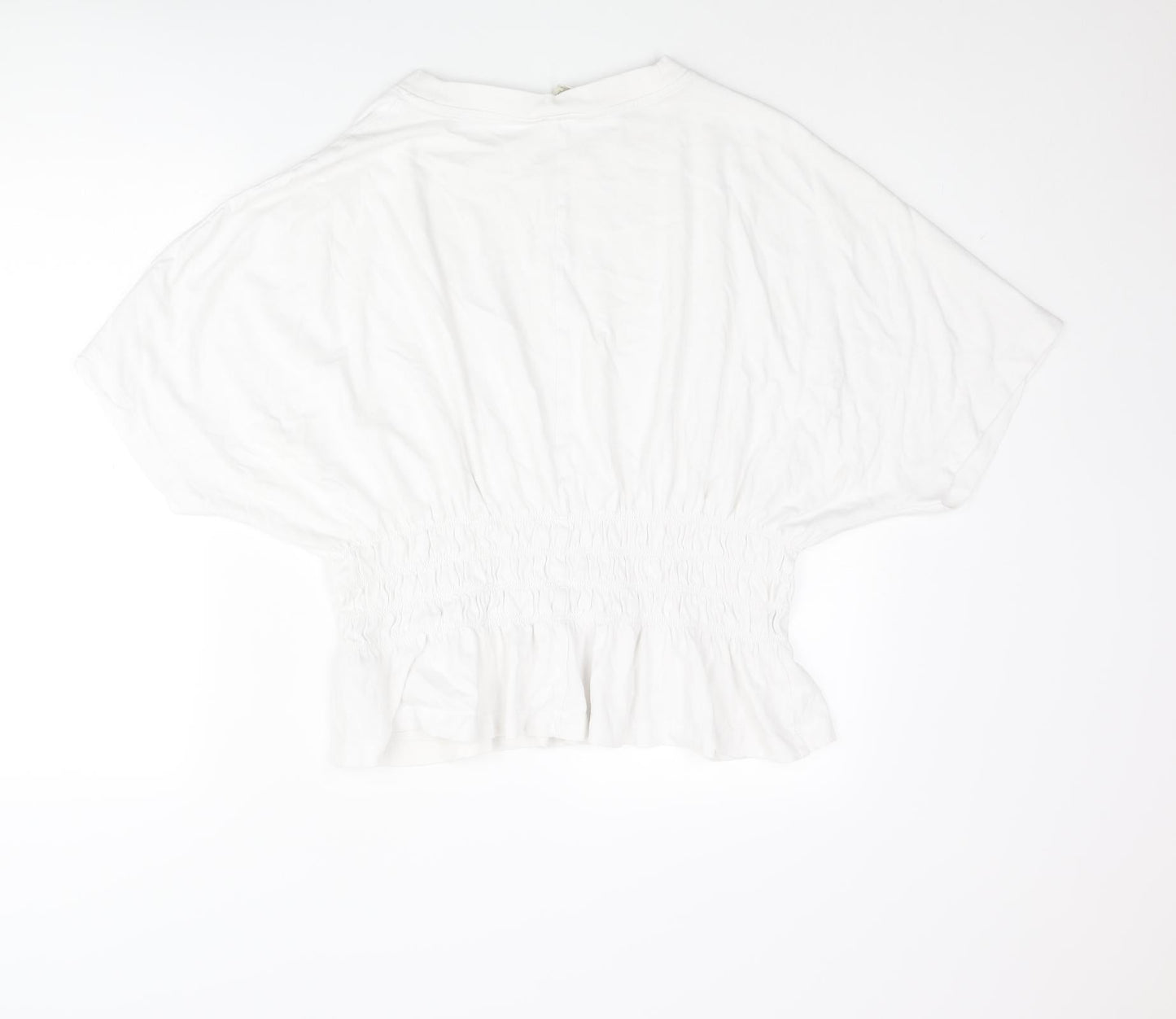 Womens UK Size 2XL H&M White Basic Blouse