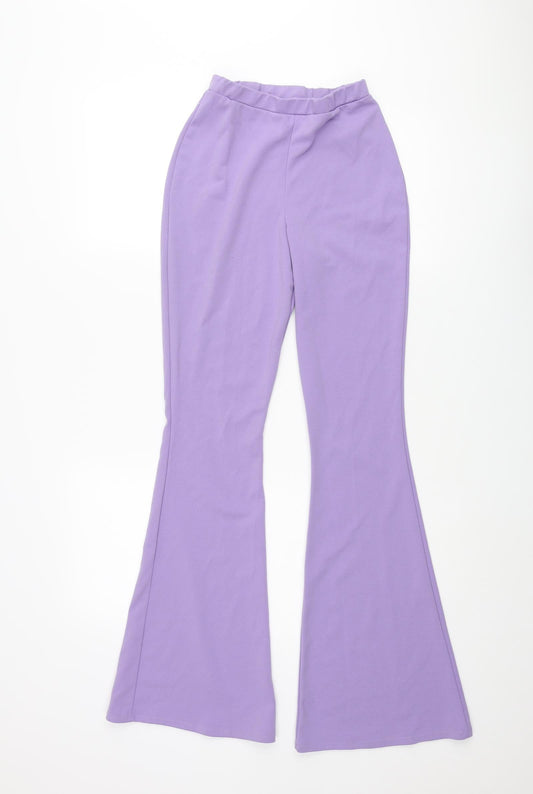 Womens UK Size 6 ASOS Regular Fit  Purple Trousers