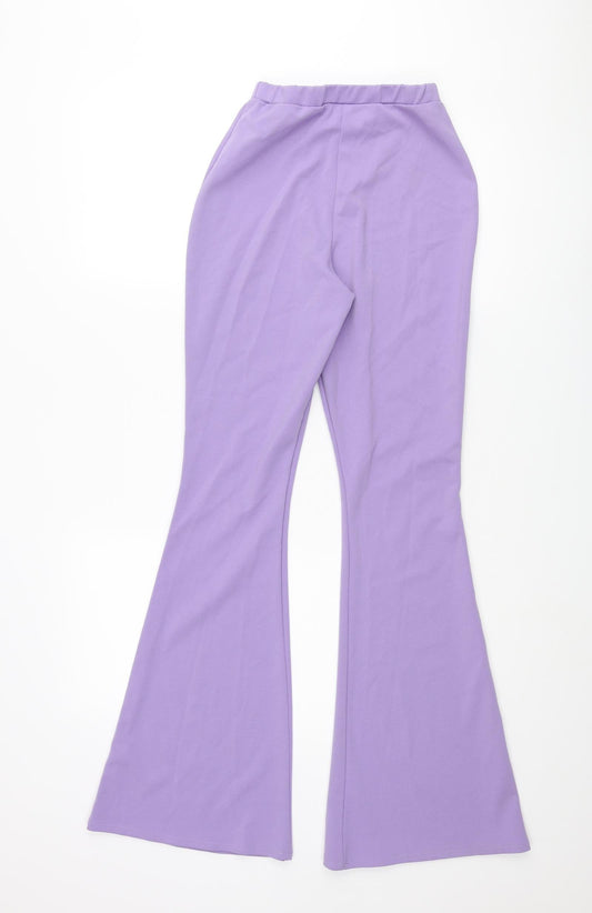 Womens UK Size 6 ASOS Regular Fit  Purple Trousers