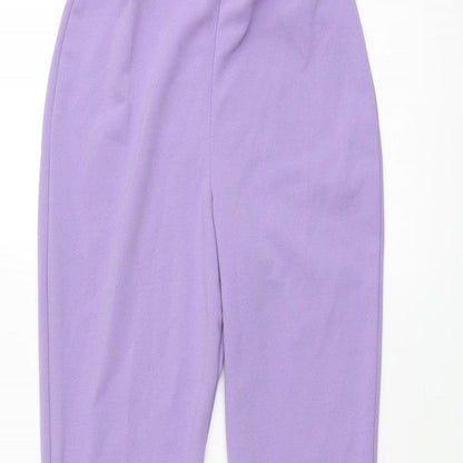 Womens UK Size 6 ASOS Regular Fit  Purple Trousers