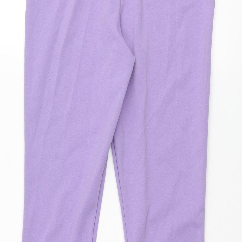 Womens UK Size 6 ASOS Regular Fit  Purple Trousers
