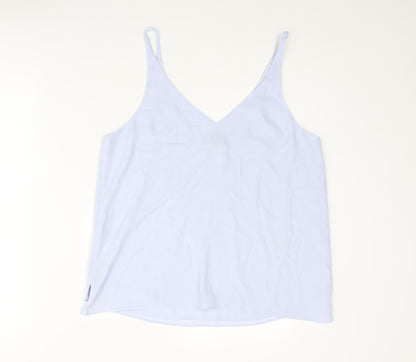 Womens UK Size 12 Topshop Blue Camisole Blouse
