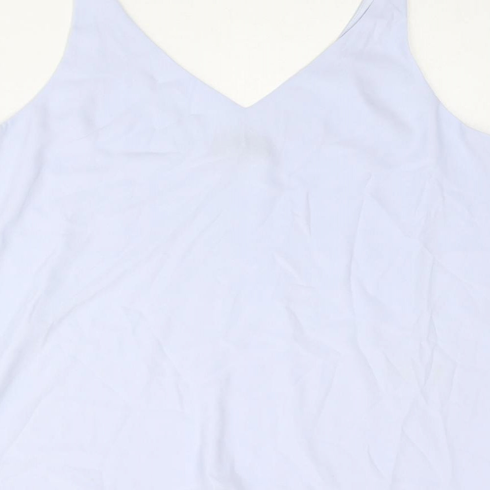 Womens UK Size 12 Topshop Blue Camisole Blouse