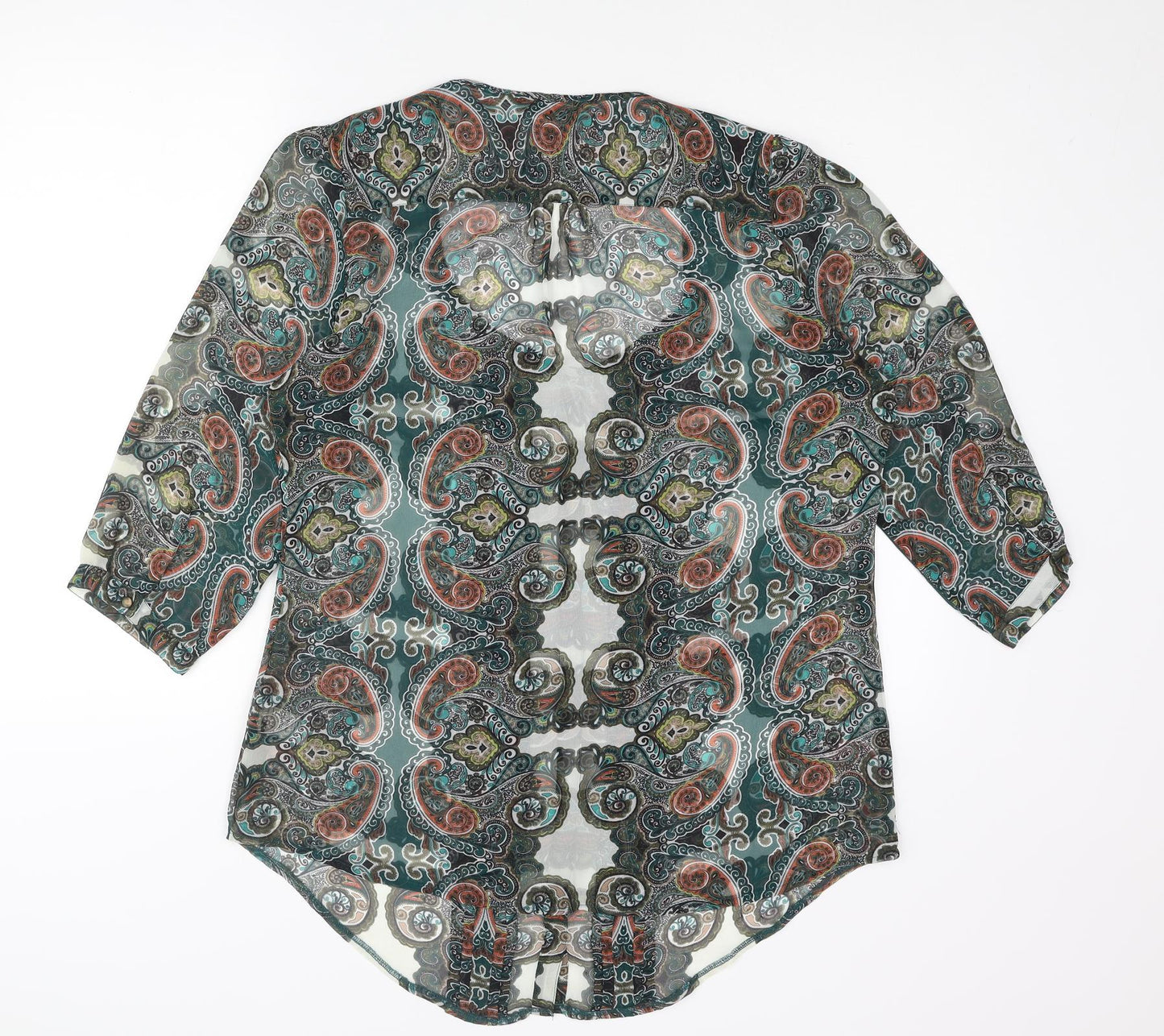 Womens UK Size 14 Marks and Spencer Multicoloured Tunic Blouse