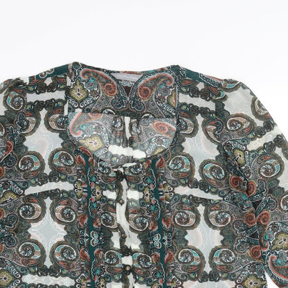 Womens UK Size 14 Marks and Spencer Multicoloured Tunic Blouse
