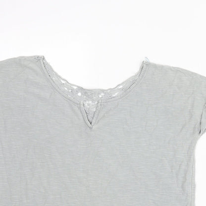 Womens UK Size 6 NEXT Grey Basic Blouse
