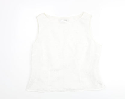Womens UK Size 16 Planet White Basic Blouse