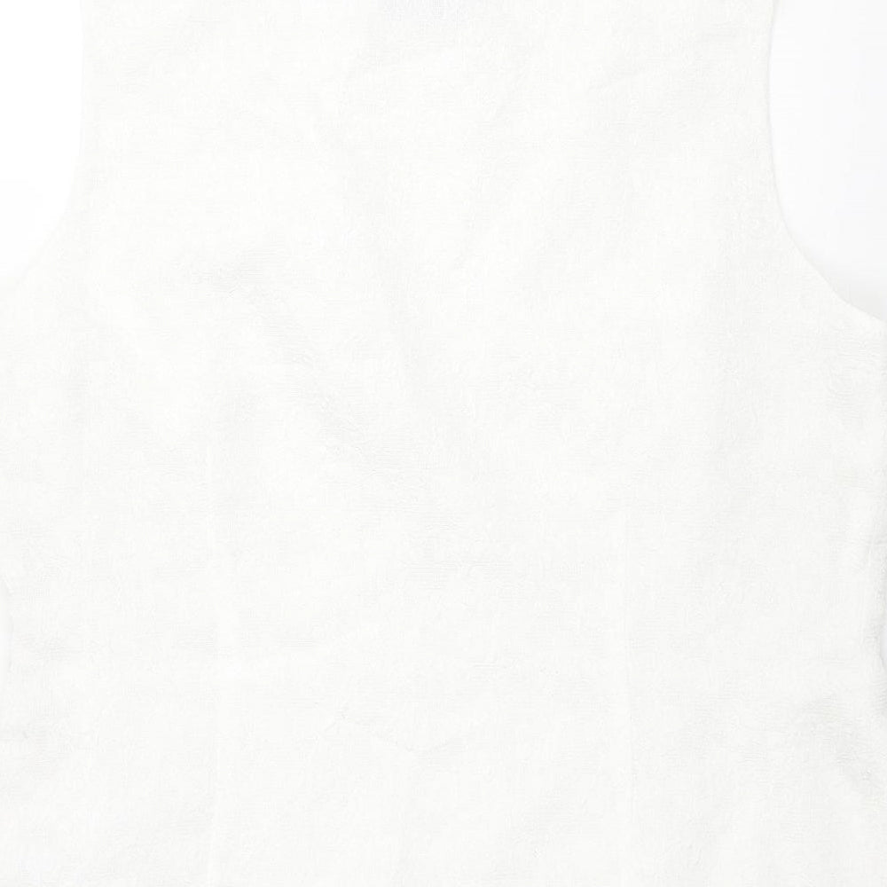 Womens UK Size 16 Planet White Basic Blouse