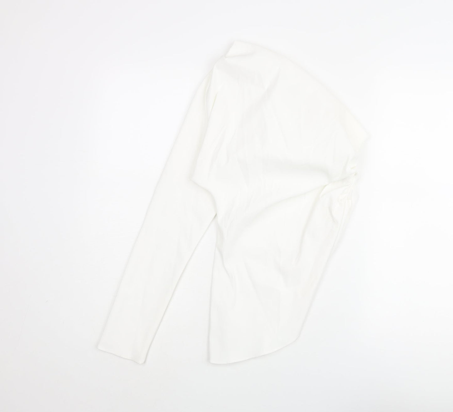 Womens UK Size S Zara White Basic Blouse