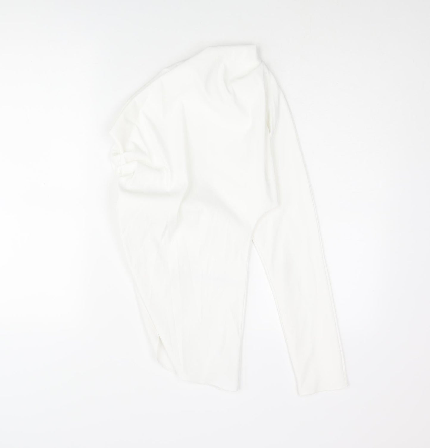 Womens UK Size S Zara White Basic Blouse
