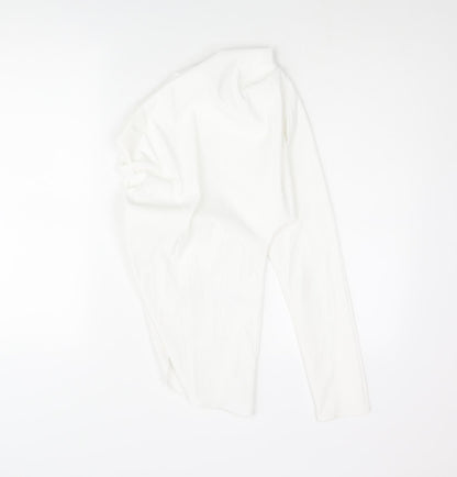 Womens UK Size S Zara White Basic Blouse