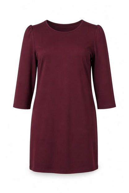 New Look Womens Red Polyester Shift Size 10 Round Neck Pullover
