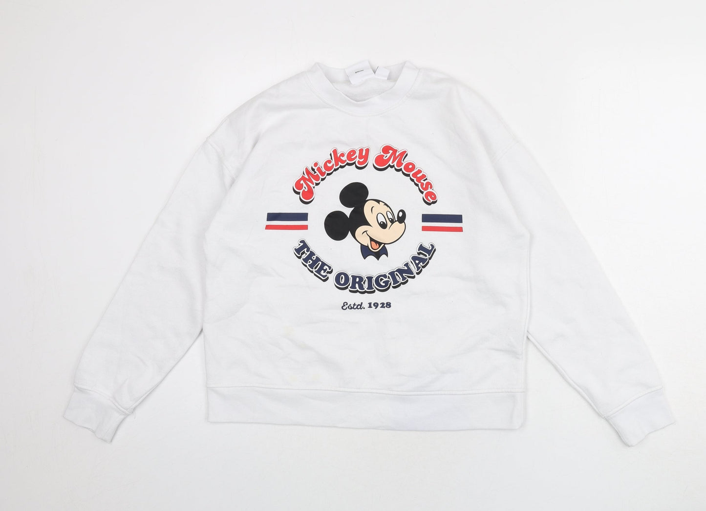 Womens UK Size 6 Disney White Pullover Sweatshirt