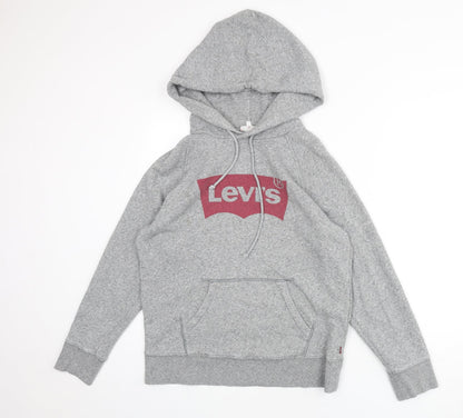 Mens UK Size XS Levi's Grey Pullover Hoodie