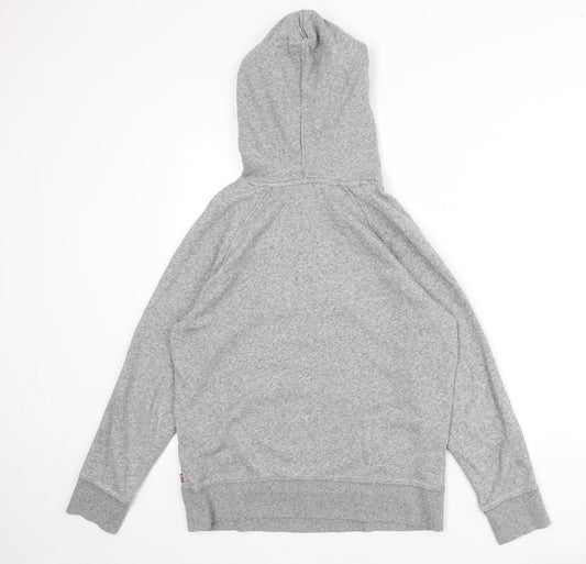 Mens UK Size XS Levi's Grey Pullover Hoodie