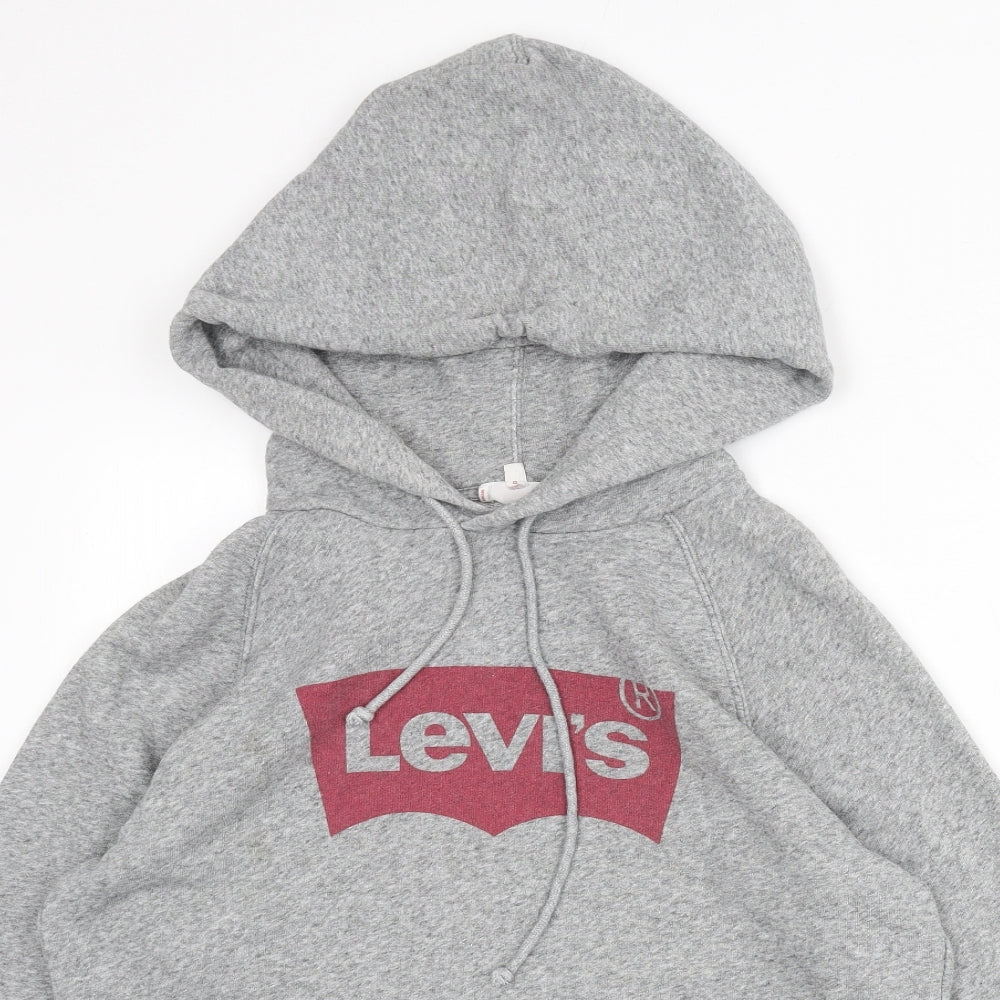 Mens UK Size XS Levi's Grey Pullover Hoodie