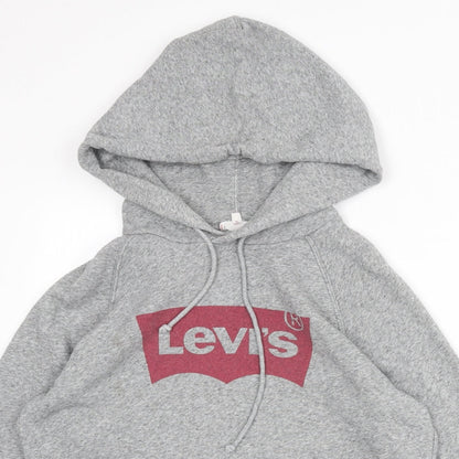 Mens UK Size XS Levi's Grey Pullover Hoodie