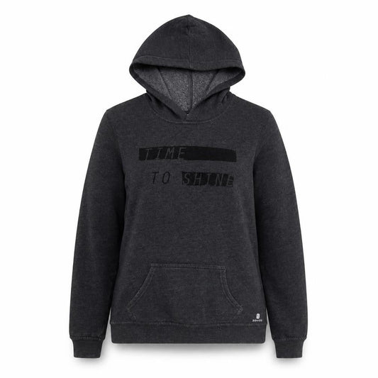 Decathlon Womens Grey Cotton Pullover Hoodie Size XS Pullover - Time To Shine