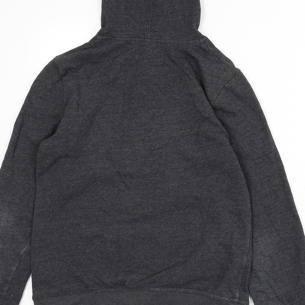 DECATHLON Womens Grey Cotton Pullover Hoodie Size XS Pullover - Time To Shine