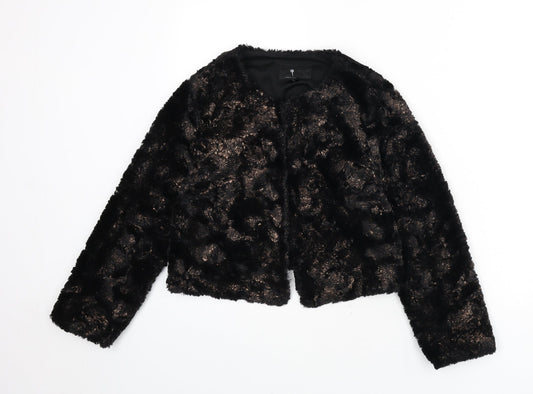 Womens UK Size 8 H&M Black Jacket