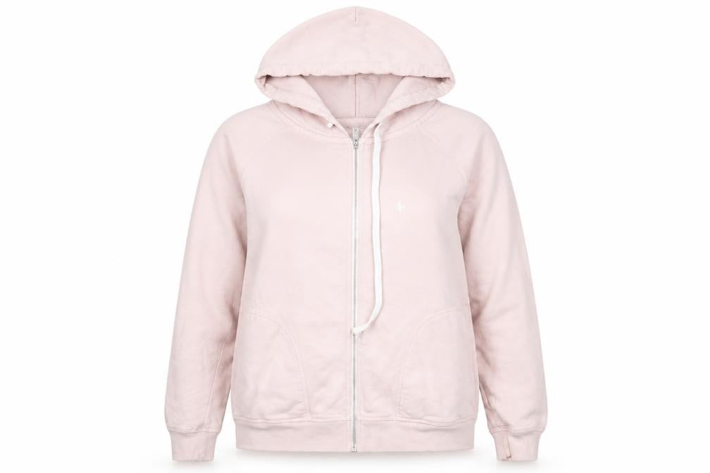 Womens UK Size 14 Jack Wills Pink Full Zip Hoodie