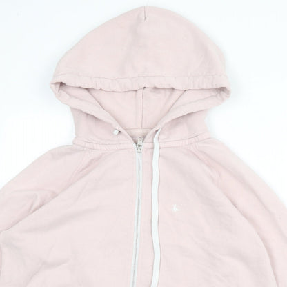 Womens UK Size 14 Jack Wills Pink Full Zip Hoodie