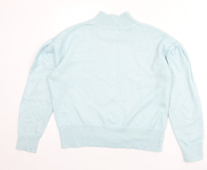 Womens UK Size M Marks and Spencer Blue Pullover Jumper