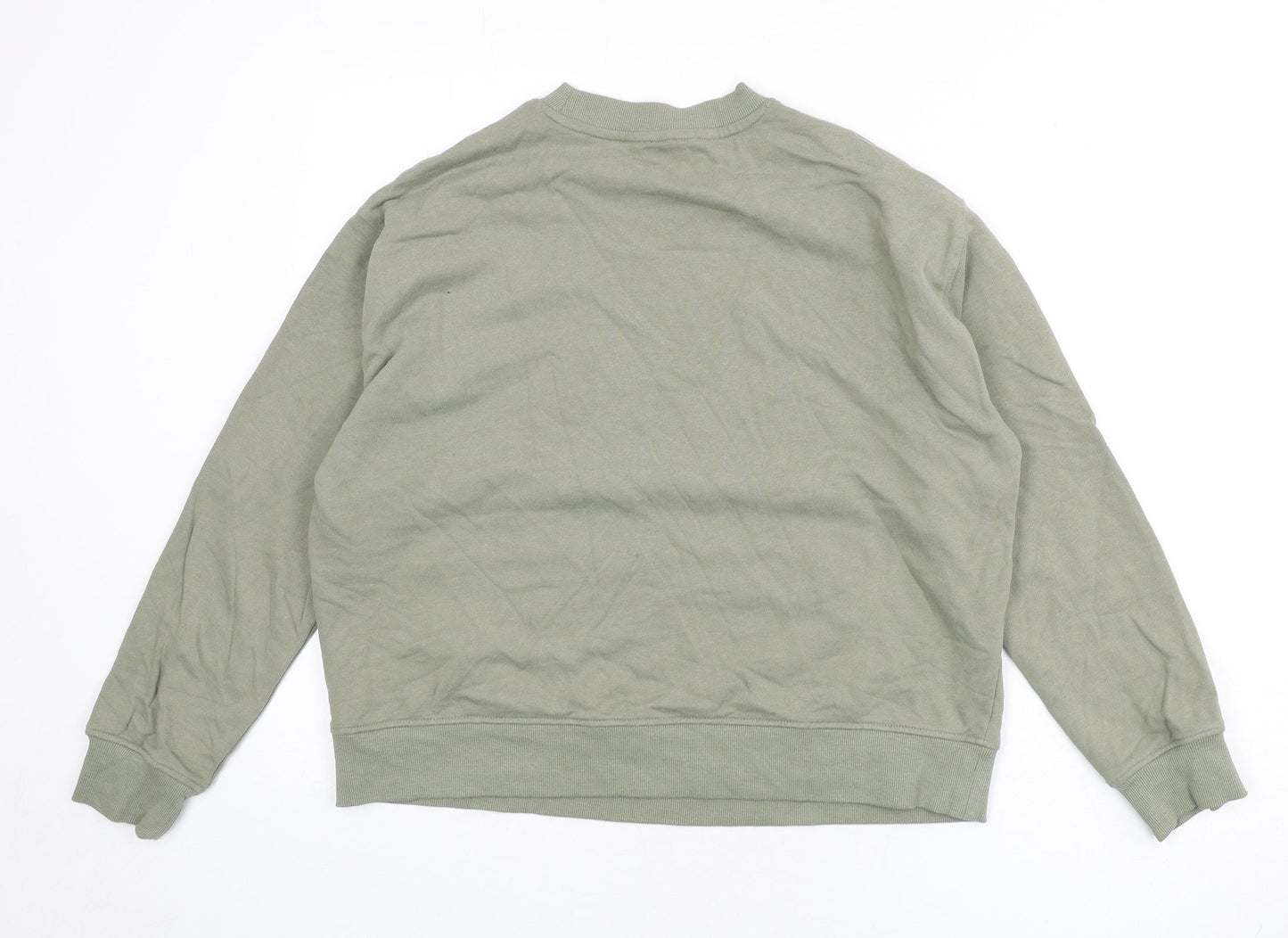 Womens UK Size M Marks and Spencer Green Pullover Sweatshirt