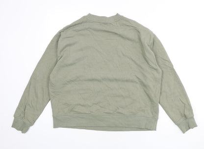 Womens UK Size M Marks and Spencer Green Pullover Sweatshirt