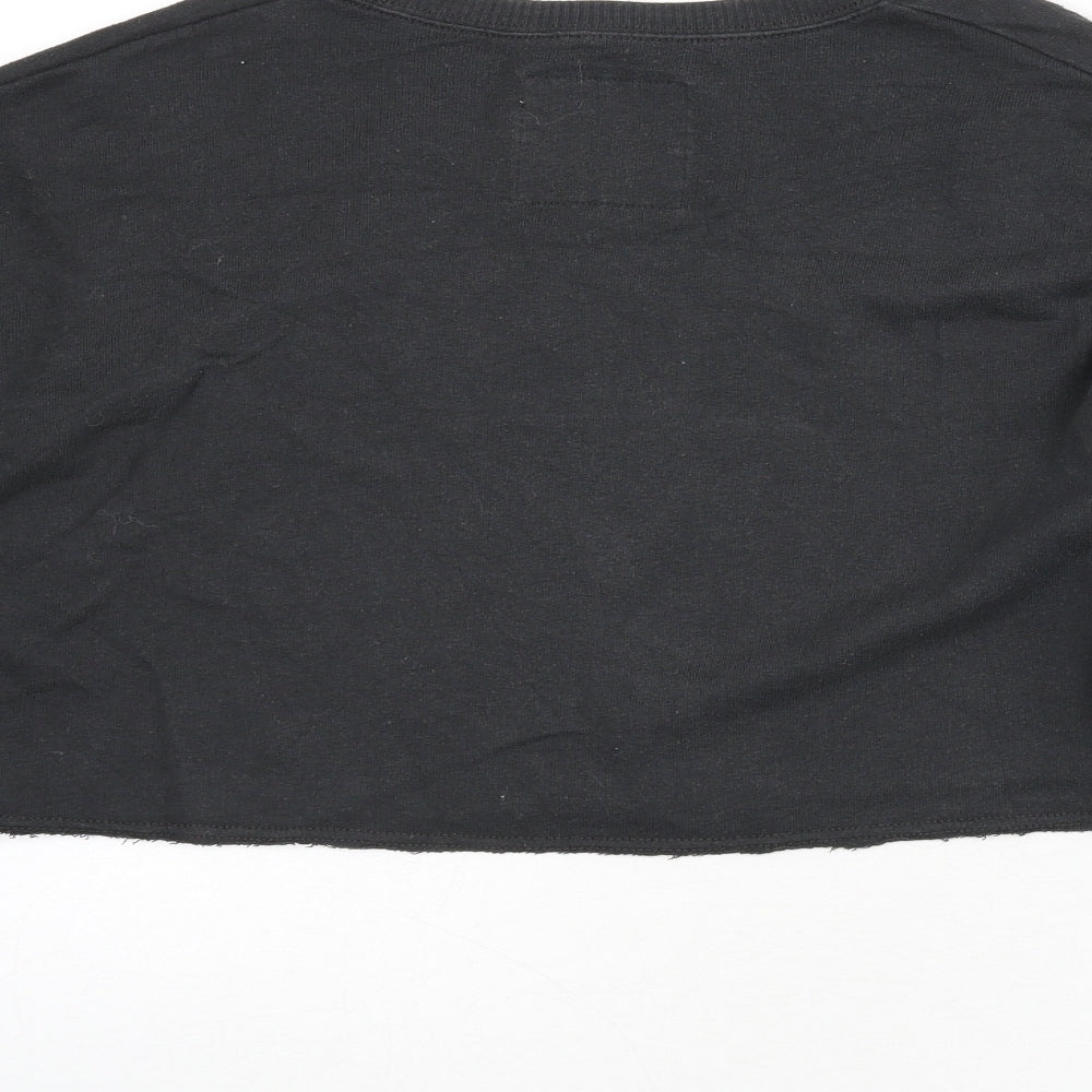 Hollister Womens Grey Cotton Pullover Sweatshirt Size XS Pullover - Wild and Free, Cropped