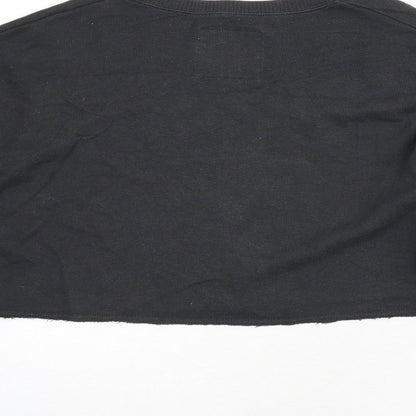 Hollister Womens Grey Cotton Pullover Sweatshirt Size XS Pullover - Wild and Free, Cropped