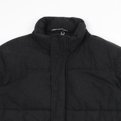 Womens UK Size S Zara Grey Puffer Jacket