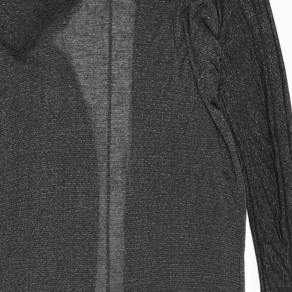 Womens UK Size S H&M Black Cardigan Jumper