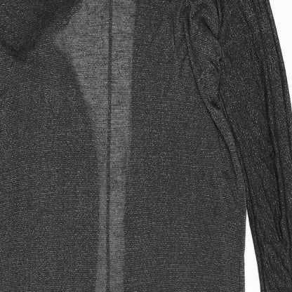 Womens UK Size S H&M Black Cardigan Jumper