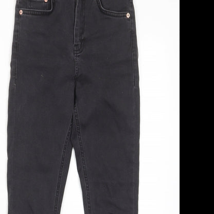 ASOS Womens Grey Cotton Skinny Jeans Size 25 in L28 in Regular Zip - Pockets