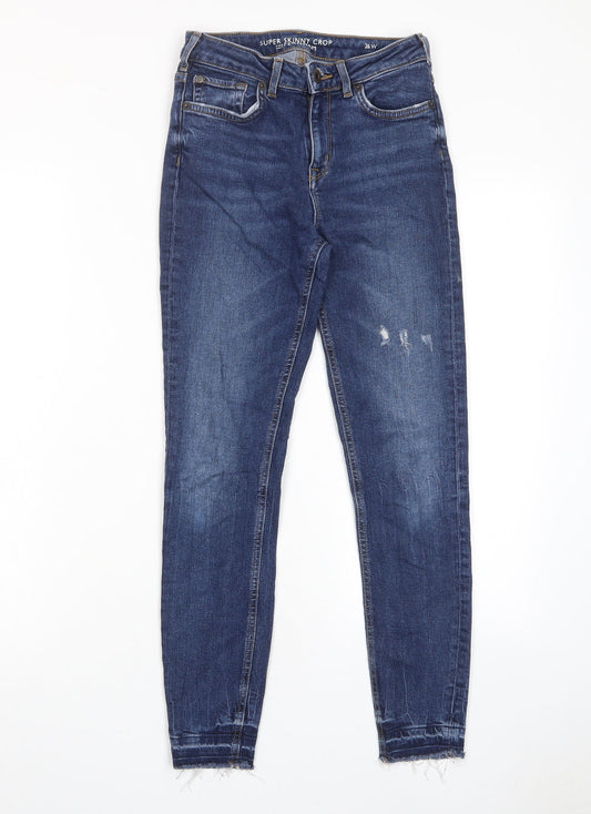 Womens UK Size 26 in Jack Wills Regular Fit Skinny Blue Jeans