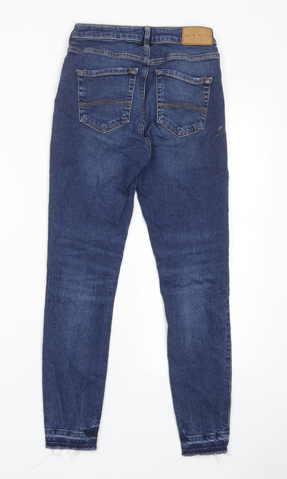 Womens UK Size 26 in Jack Wills Regular Fit Skinny Blue Jeans