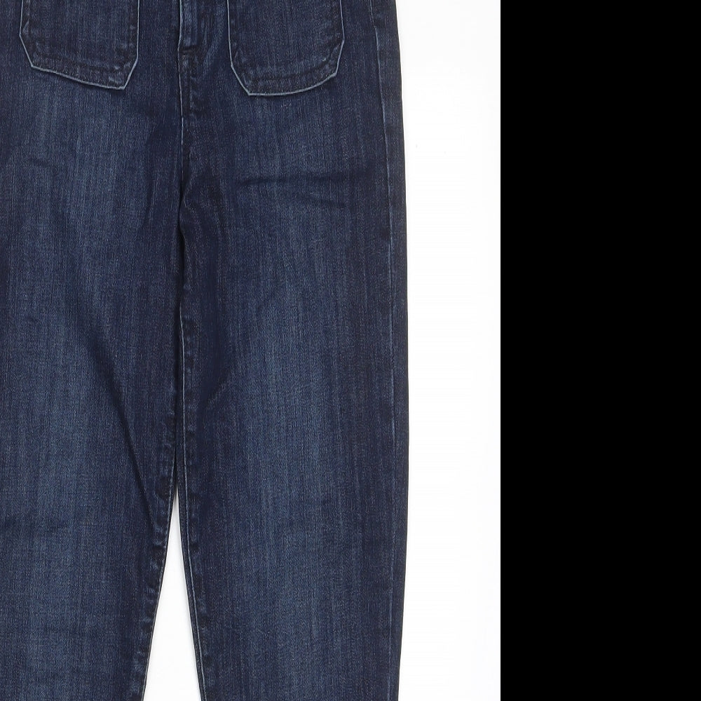 Gap Womens Blue Cotton Skinny Jeans Size 27 in L28 in Regular Zip - Pockets