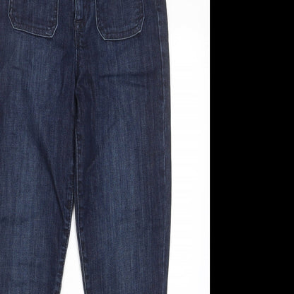 Gap Womens Blue Cotton Skinny Jeans Size 27 in L28 in Regular Zip - Pockets