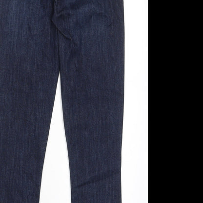 Gap Womens Blue Cotton Skinny Jeans Size 27 in L28 in Regular Zip - Pockets