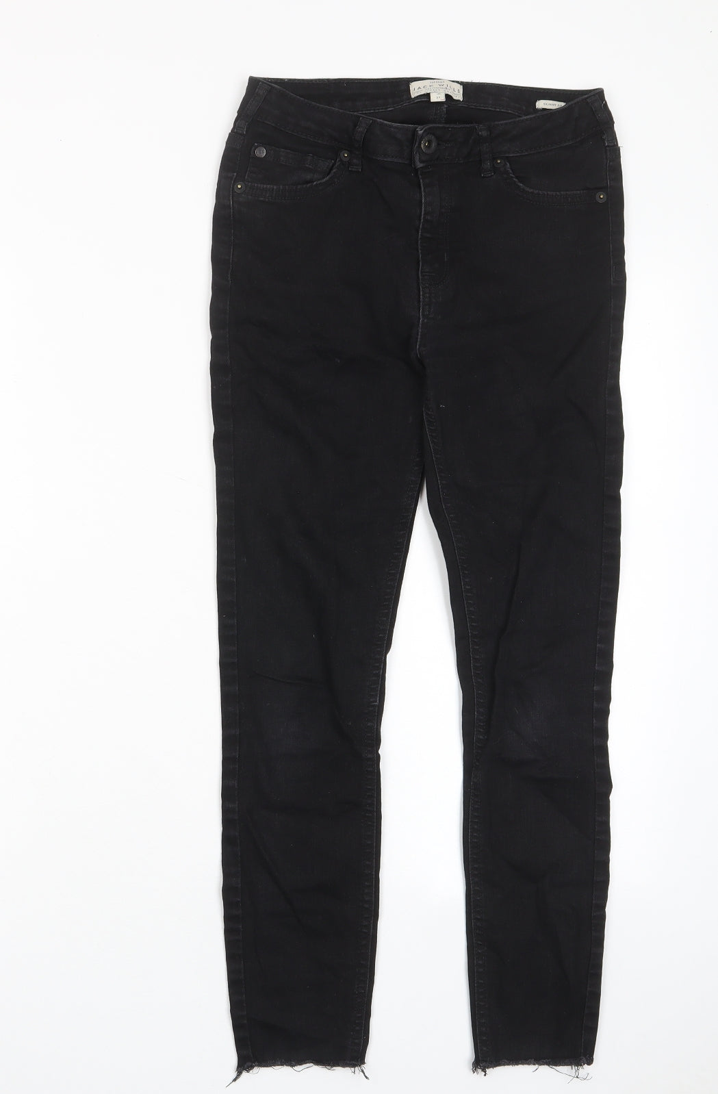 Womens UK Size 27 in Jack Wills Regular Fit Skinny Black Jeans
