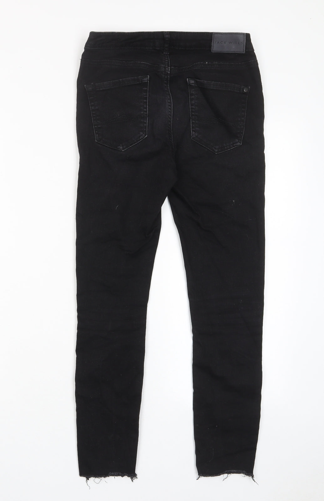 Womens UK Size 27 in Jack Wills Regular Fit Skinny Black Jeans