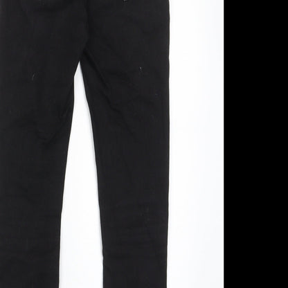 Womens UK Size 27 in Jack Wills Regular Fit Skinny Black Jeans